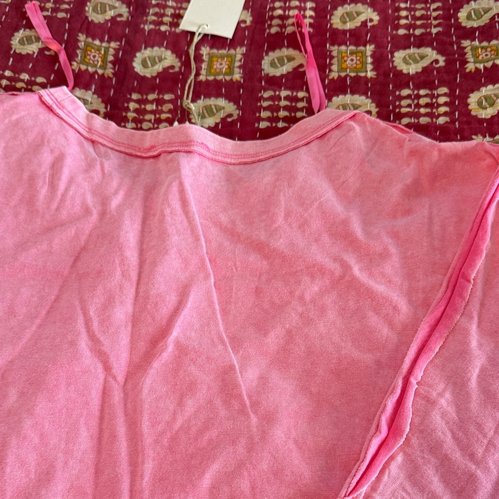 Hot Pink Star Fringe Pullover - Picture 5 of 7